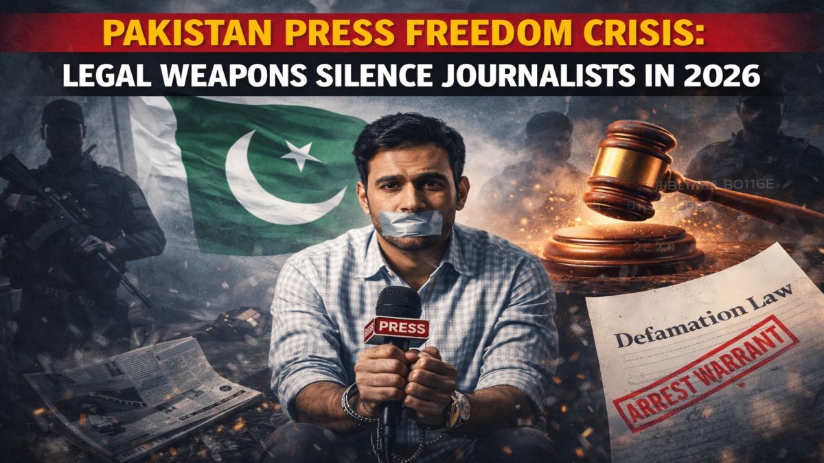 Pakistan Press Freedom Crisis: Legal Weapons Silence Journalists in 2026