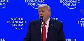 President Donald Trump at World Economic Forum
