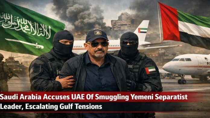 Saudi Arabia Accuses UAE Of Smuggling Yemeni Separatist Leader, Escalating Gulf Tensions