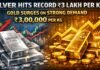 Silver Hits Record ₹3 Lakh Per Kg