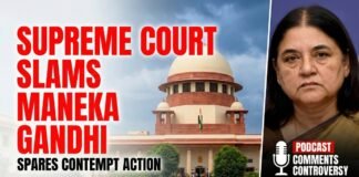 Supreme Court Slams Maneka Gandhi Over Podcast Comments, Spares Contempt Action Supreme Court Slams Maneka Gandhi