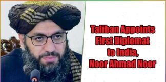 Taliban Appoints First Diplomat to India, Noor Ahmad Noor Takes Charge in Delhi