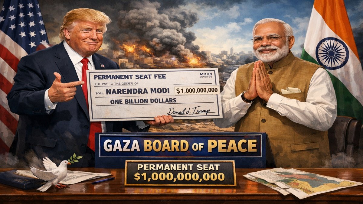 Trump Invites Modi to Gaza Board of Peace, $1 Billion Fee for Permanent Seat