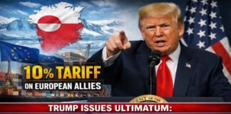Trump Issues Ultimatum: 10% Tariff on European Allies Over Greenland Dispute