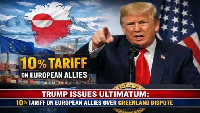 Trump Issues Ultimatum: 10% Tariff on European Allies Over Greenland Dispute