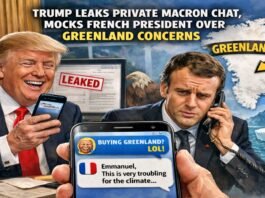 Trump Leaks Private Macron Chat, Mocks French President Over Greenland Concerns