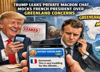 Trump Leaks Private Macron Chat, Mocks French President Over Greenland Concerns