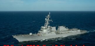 US Navy’s USS Delbert D. Black docks