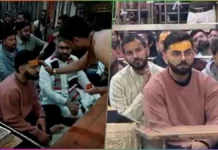 Virat Kohli Prays at Mahakal Temple Before Indore ODI Decider Virat Kohli at Mahakal Ujjain