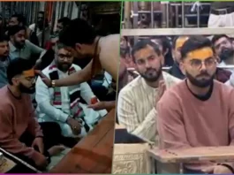 Virat Kohli Prays at Mahakal Temple Before Indore ODI Decider Virat Kohli at Mahakal Ujjain