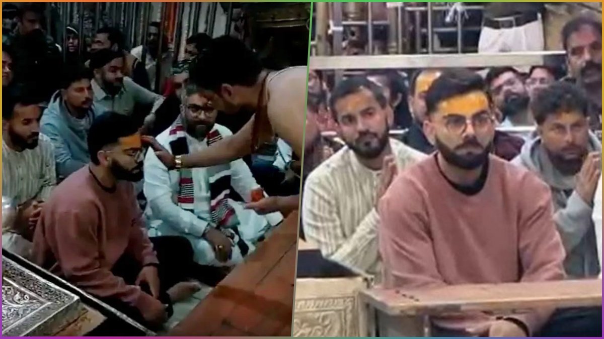 Virat Kohli Prays at Mahakal Temple Before Indore ODI Decider
