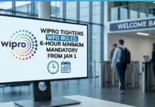 Wipro tightens work from office rules