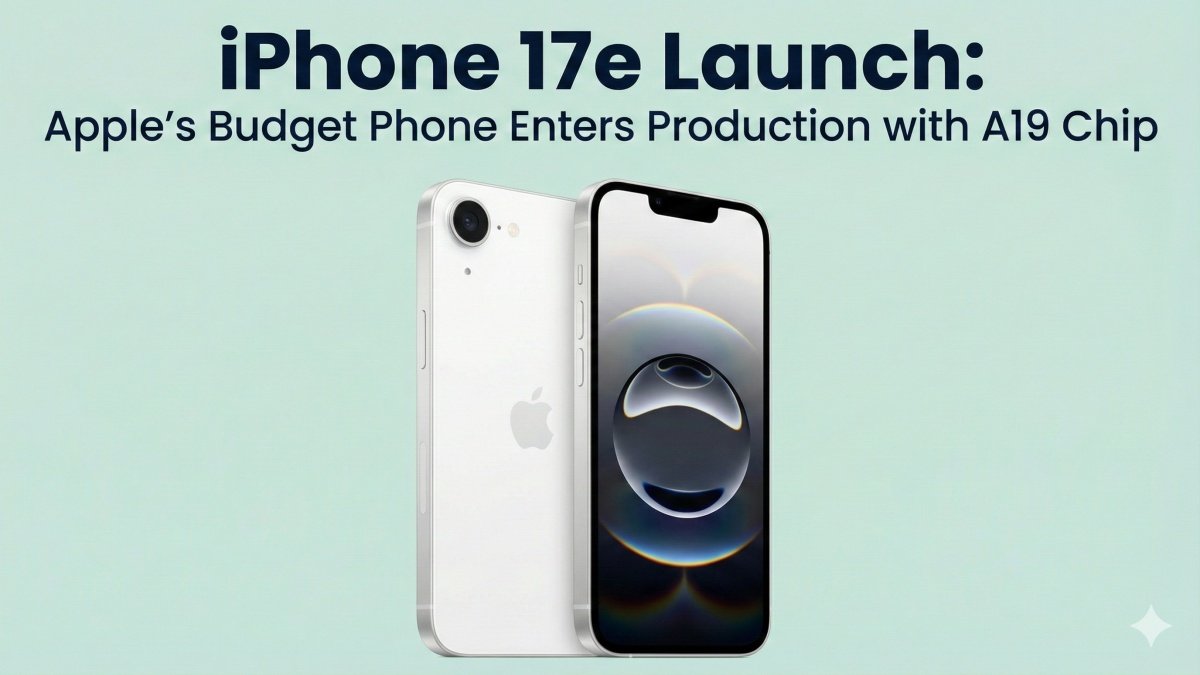 iPhone 17e Launch: Apple’s Budget Phone Enters Production with A19 Chip