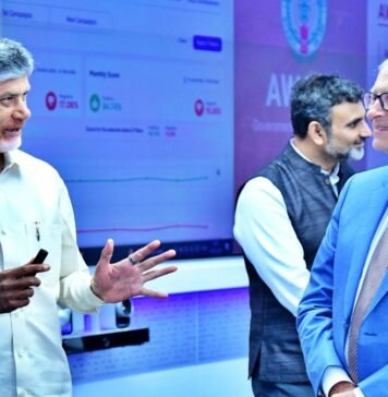Bill Gates and CM Naidu