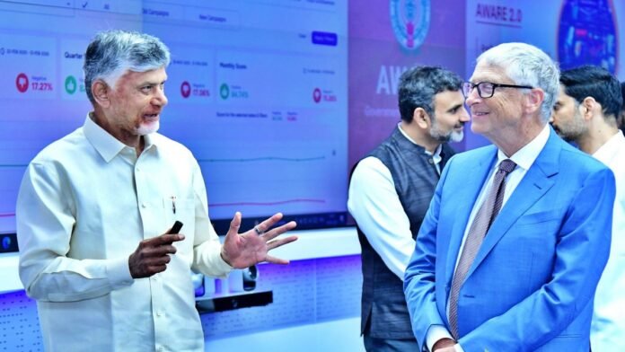 Bill Gates and CM Naidu