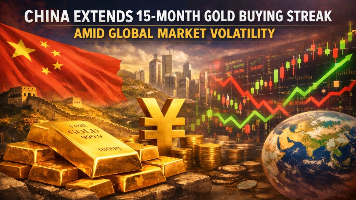 China Extends 15-Month Gold Buying Streak Amid Global Market Volatility