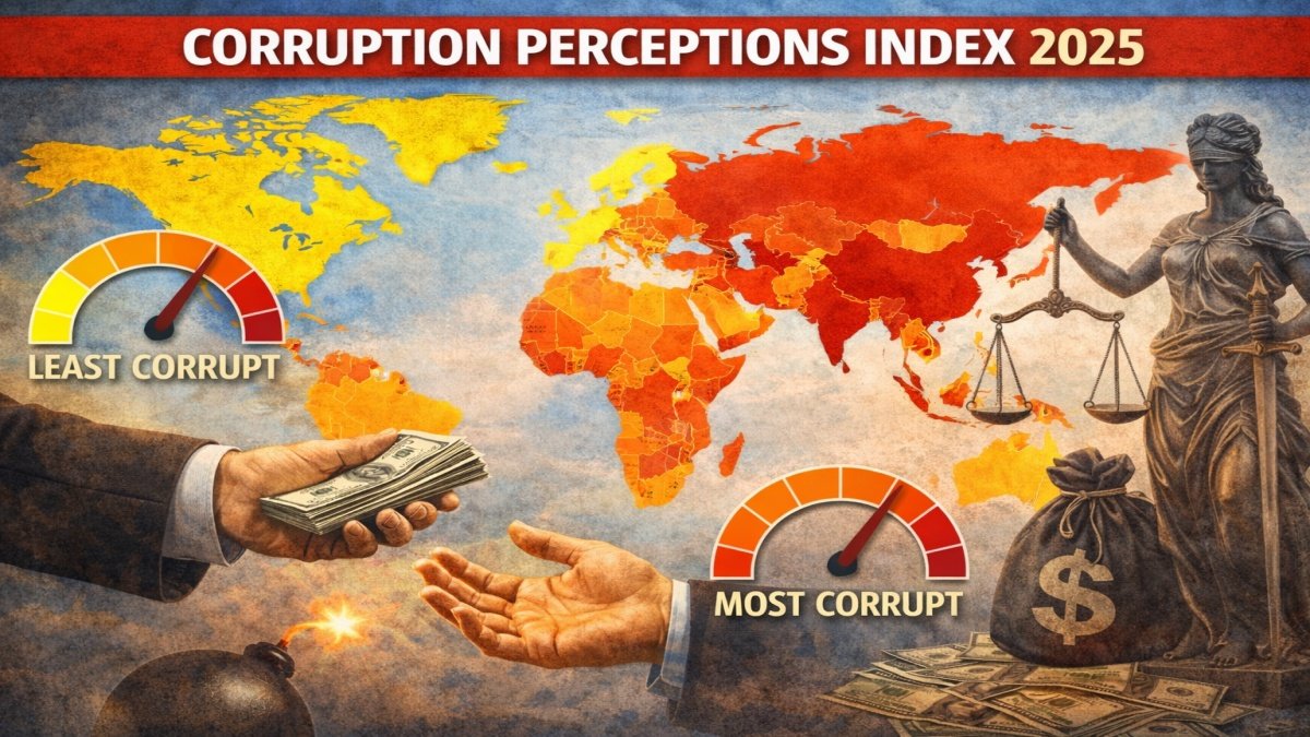 Corruption Perceptions Index 2025: India Climbs to 91st Rank
