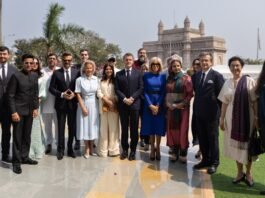 Emmanuel Macron in Mumbai