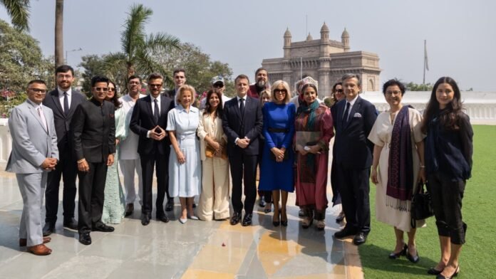 Emmanuel Macron in Mumbai