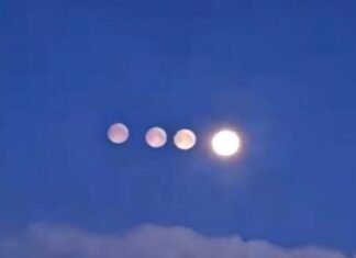 Rare ‘Four Moons’ Phenomenon Dazzles St. Petersburg, watch video Four Moons' Phenomenon