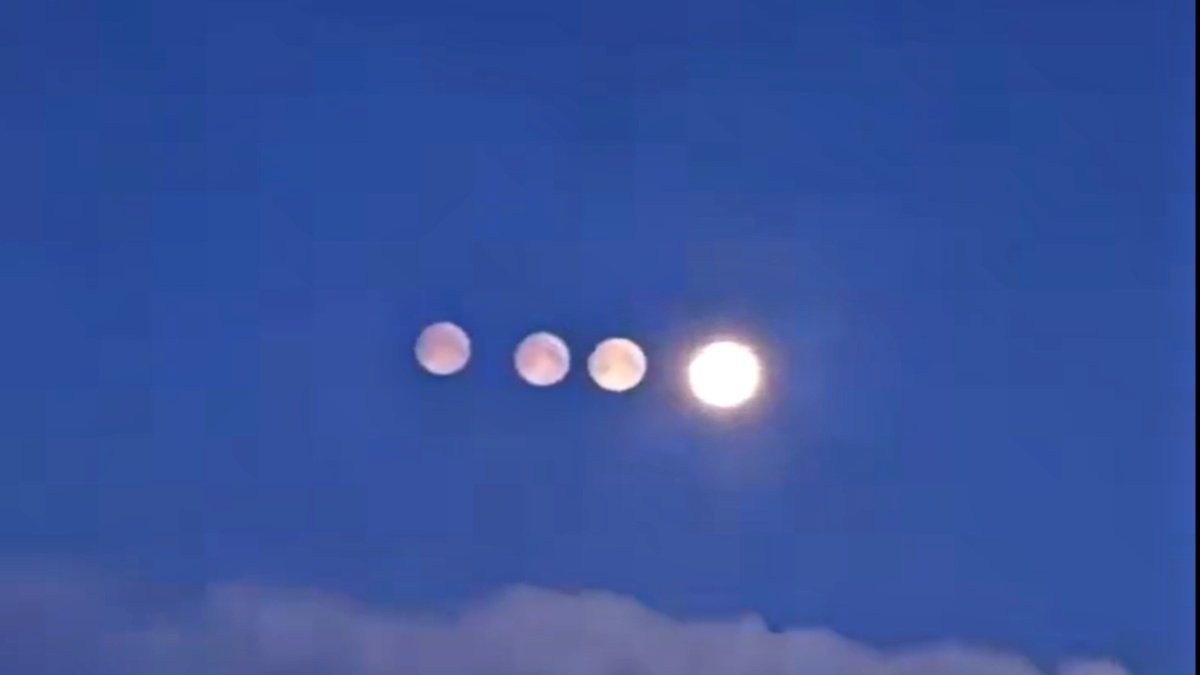 Rare ‘Four Moons’ Phenomenon Dazzles St. Petersburg, watch video