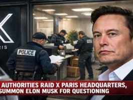 French Authorities Raid X Paris Headquarters