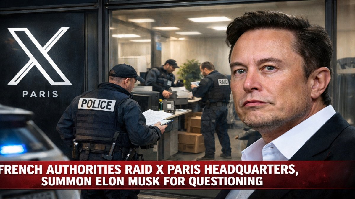 French Authorities Raid X Paris Headquarters, Summon Elon Musk for Questioning