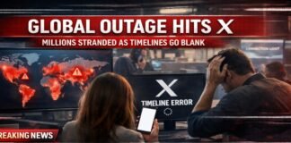 Global Outage Hits X, Millions Stranded as Timelines Go Blank