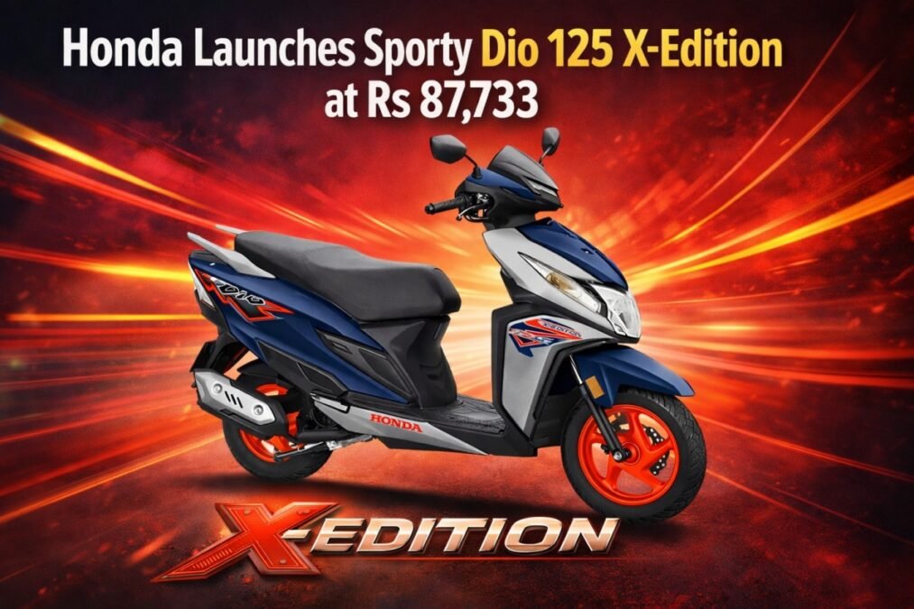 Honda Launches Sporty Dio 125 X-Edition at Rs 87,733