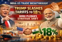India-US Trade Breakthrough: Trump Slashes Tariffs to 18% as Modi Pledges Strategic Shift India-US Trade Breakthrough