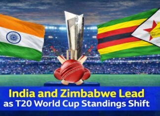 India and Zimbabwe Lead as T20 World Cup Standings Shift
