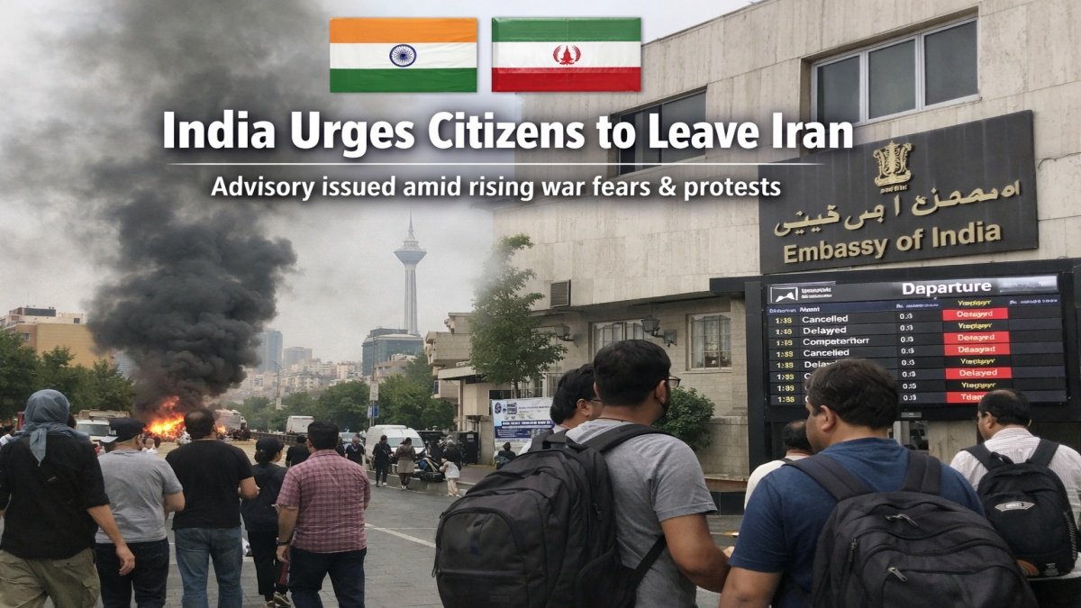 India Urges Citizens to Leave Iran Amid Rising War Fears