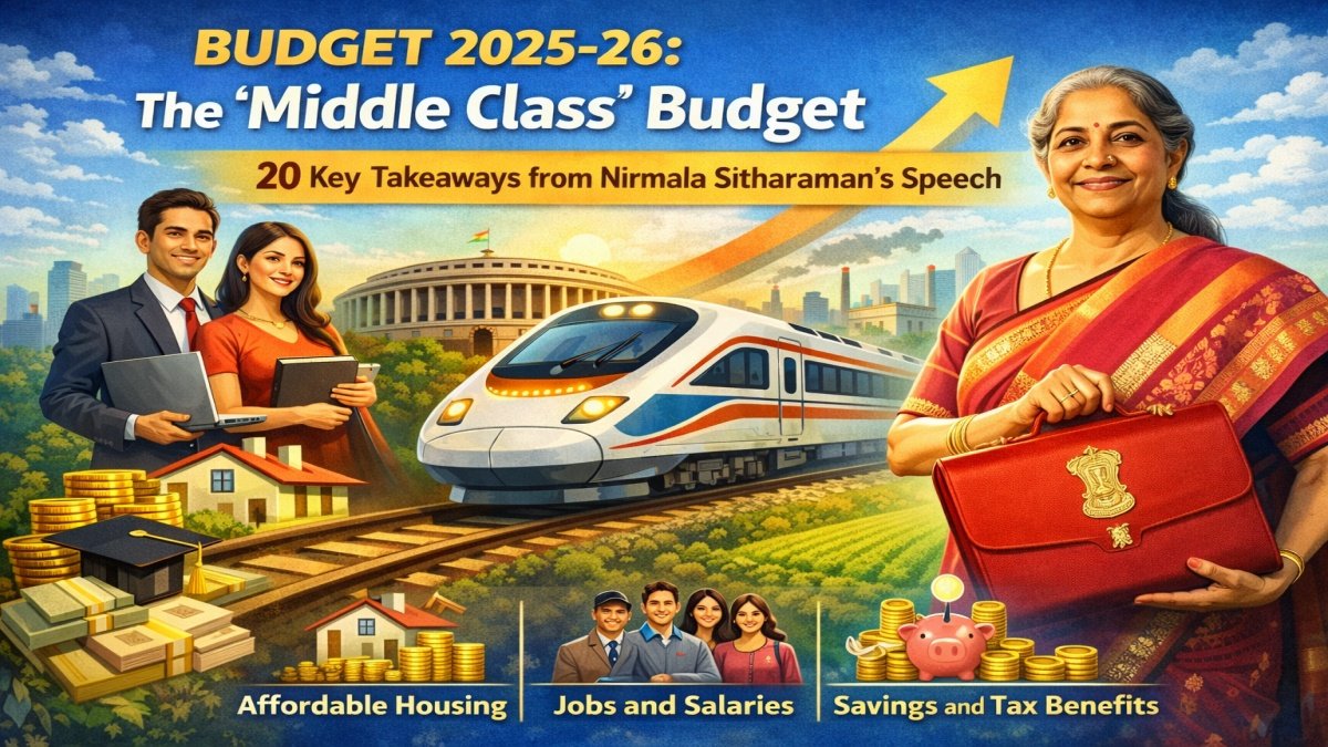 Budget 2025-26: The ‘Middle Class’ Budget, 20 Key Takeaways from Nirmala Sitharaman’s Speech