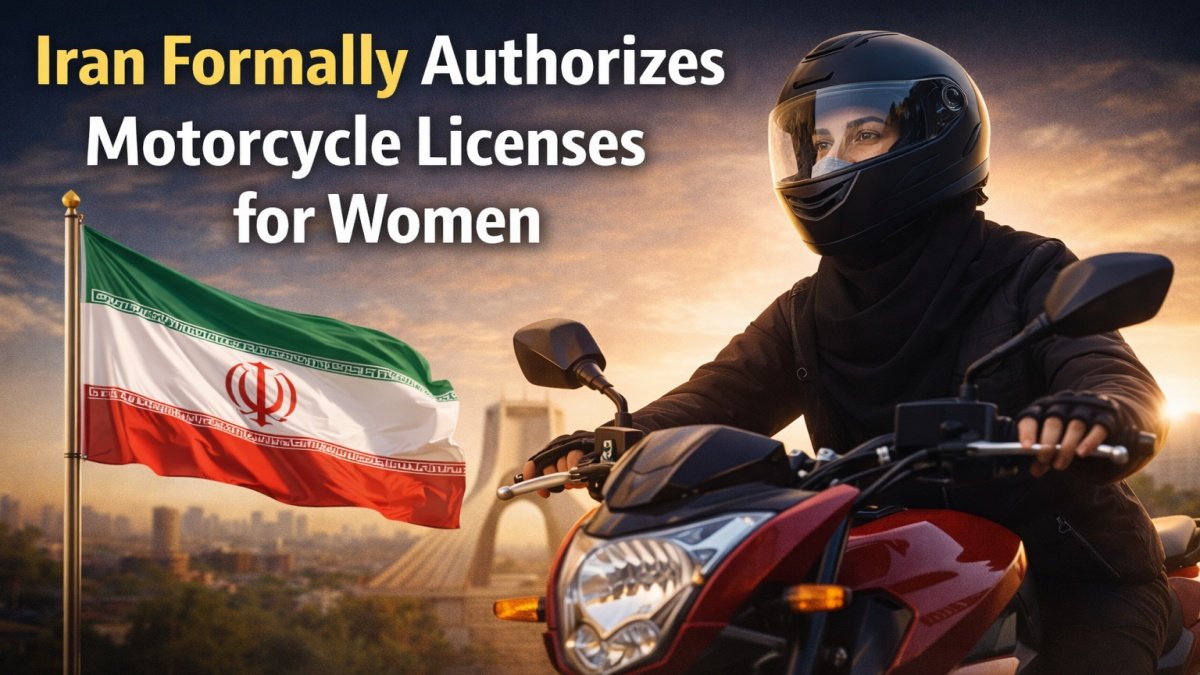 Landmark Reform: Iran Formally Authorizes Motorcycle Licenses for Women