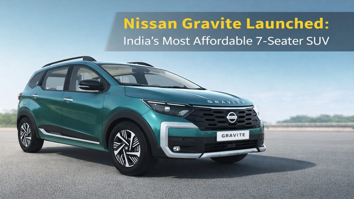 Nissan Gravite Launched: India’s Most Affordable 7-Seater SUV Starts at ₹5.65 Lakh