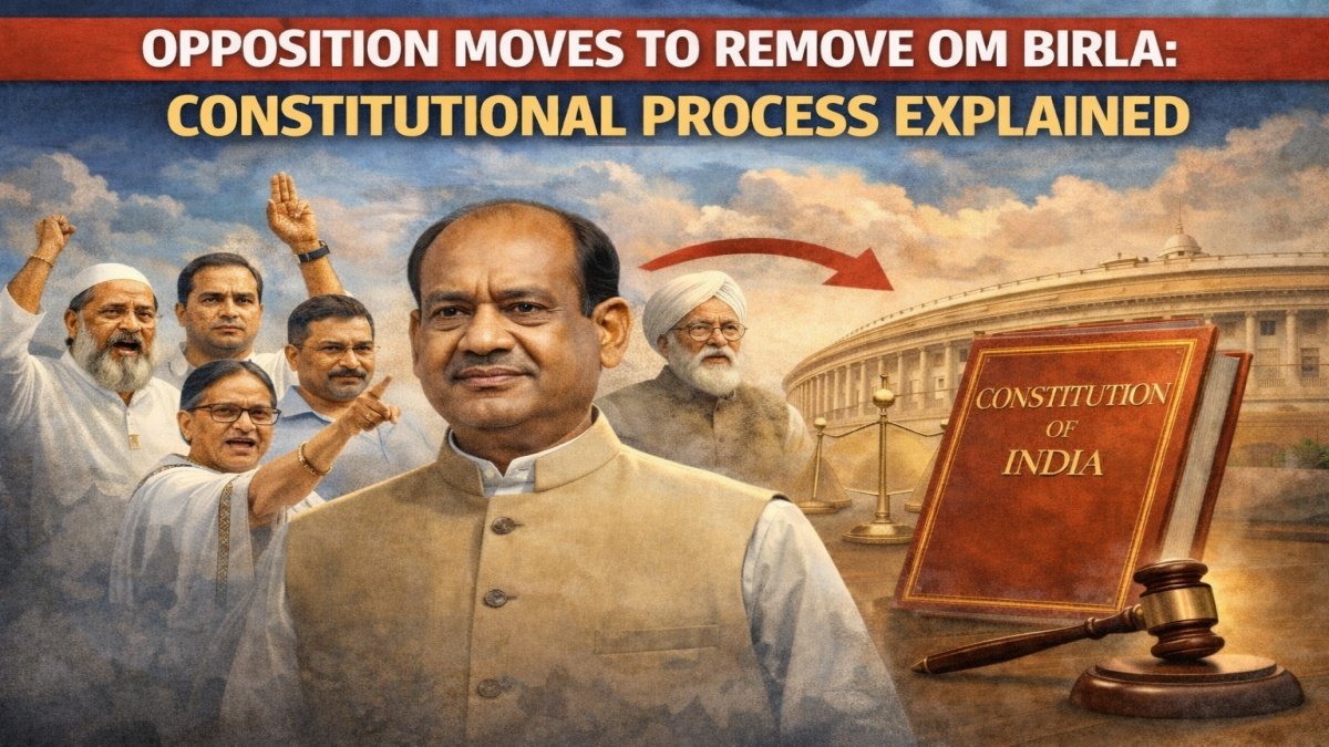 Opposition Moves to Remove Om Birla: Constitutional Process Explained