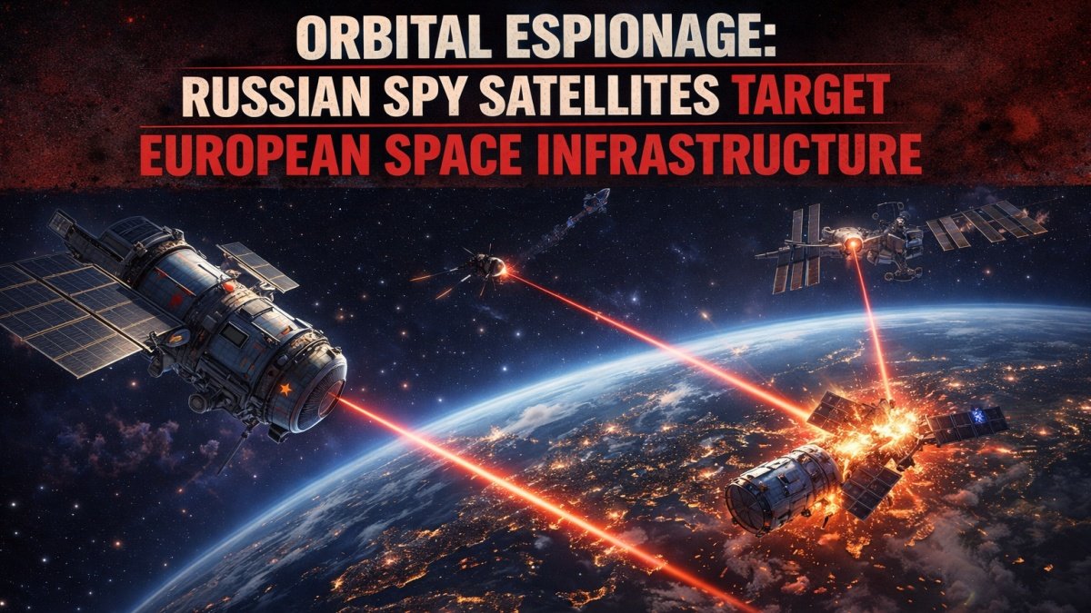 Orbital Espionage: Russian Spy Satellites Target European Space Infrastructure