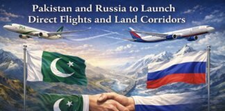Pakistan and Russia to Launch Direct Flights and Land Corridors