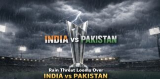 Rain Threat Looms Over India vs Pakistan T20 World Cup Showdown