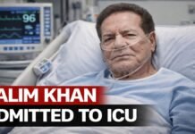 Salim Khan Admitted to ICU: Salman Khan Rushes to Lilavati Hospital Salim Khan Admitted to ICU