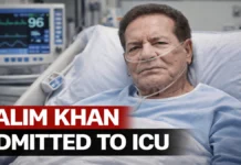 Salim Khan Admitted to ICU