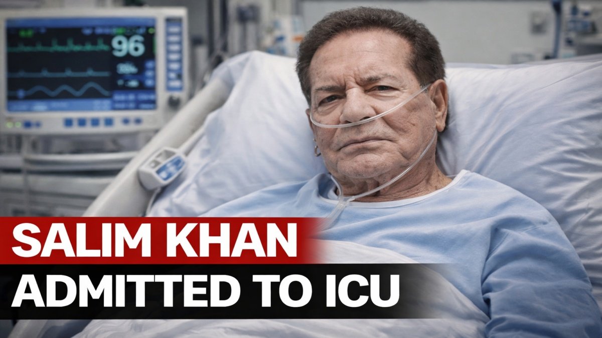 Salim Khan Admitted to ICU: Salman Khan Rushes to Lilavati Hospital