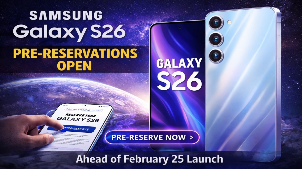 Samsung Galaxy S26 Pre-Reservations Open Ahead of February 25 Launch