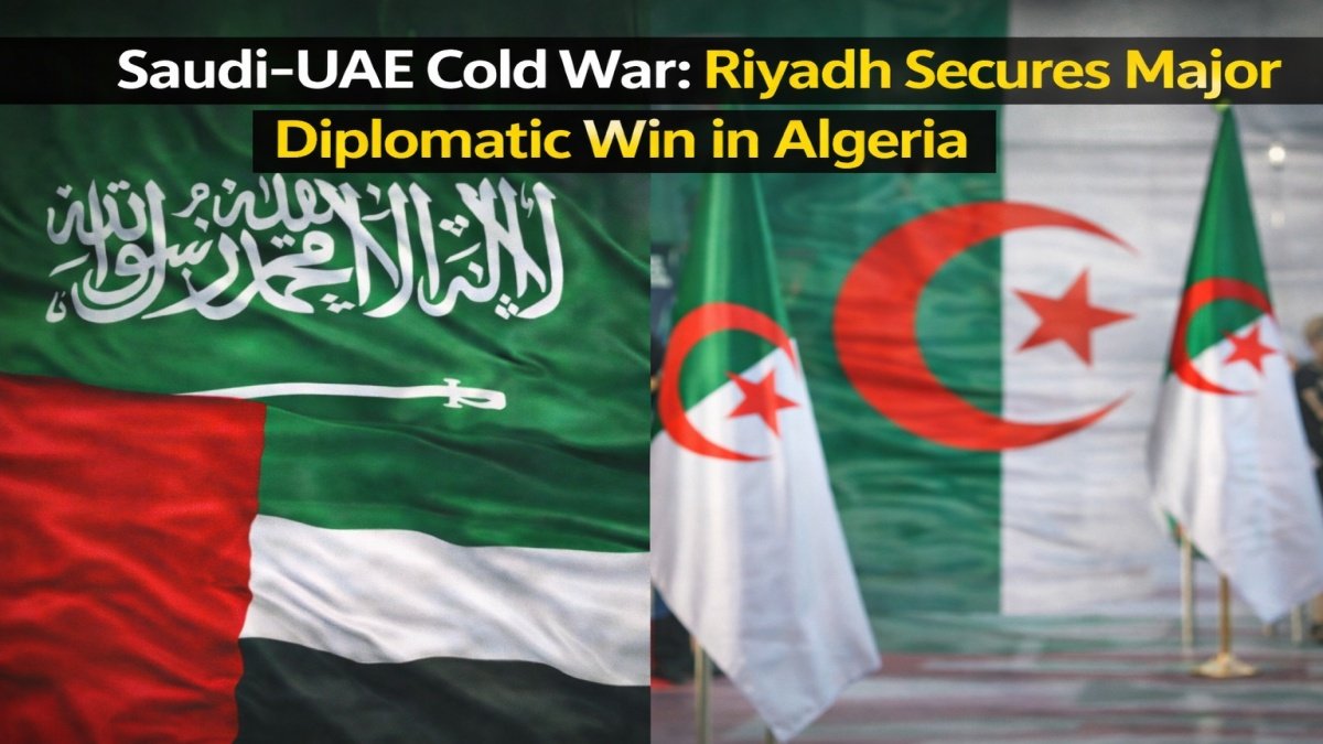 Saudi-UAE Cold War: Riyadh Secures Major Diplomatic Win in Algeria