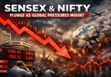 Sensex and Nifty Plunge as Global Pressures Mount