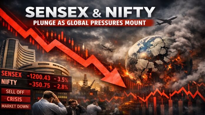 Sensex and Nifty Plunge as Global Pressures Mount