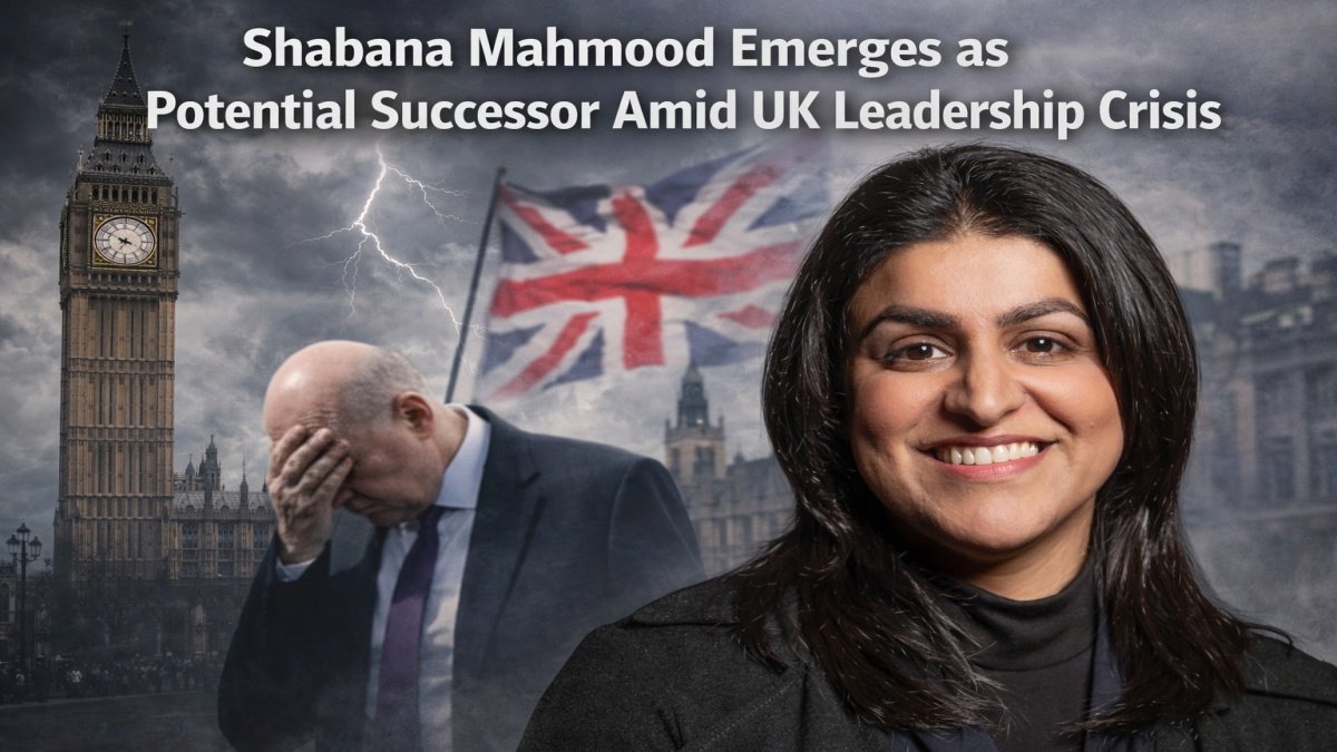 Shabana Mahmood Emerges as Potential Successor Amid UK Leadership Crisis