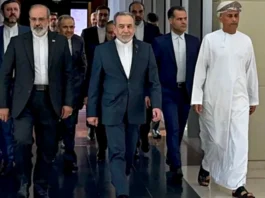 U.S. and Iran Launch High Stakes Nuclear Negotiations in Muscat Steve Witkoff and Jared Kushner Abbas Araghchi