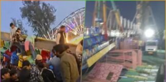 Surajkund Mela Tragedy: Police Inspector Killed as Swing Collapses, Watch Video Surajkund Mela Tragedy
