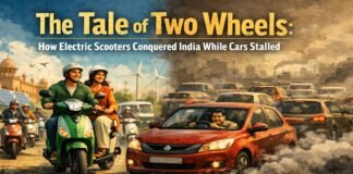 The Tale of Two Wheels: How Electric Scooters Conquered India While Cars Stalled The Tale of Two Wheels